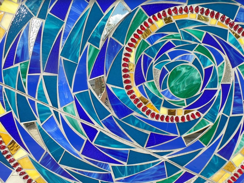 Upcycled Glass Mosaic